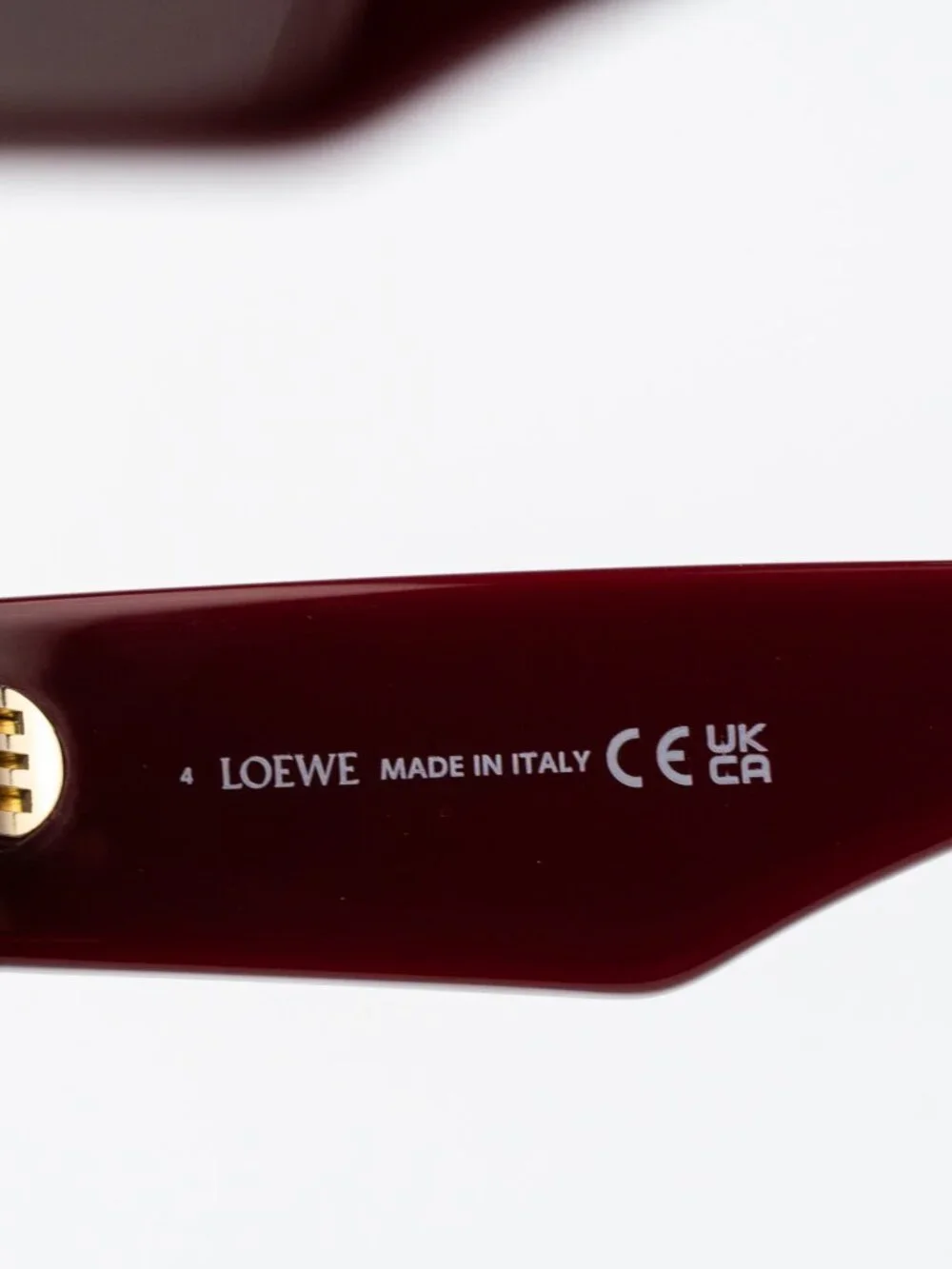 Loewe Women Sunglasses Red Grey Rectangular LW40102F 66A NEW AUTHENTIC